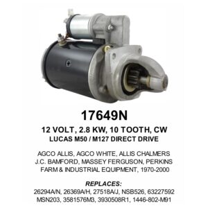 SJS-30007 Starter Ref # 431052