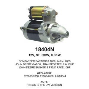 SJS-52062 Starter Ref # 432626 Denso System