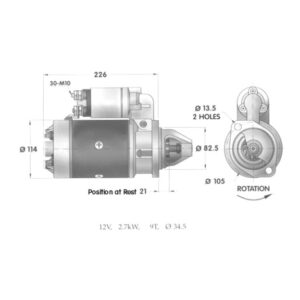 SJS-24365 Starter Ref # 423350