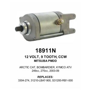 SJS-54077 Starter Ref # 439469 Mitsuba System