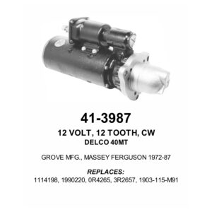 SJS-12058 Starter Ref # 405096